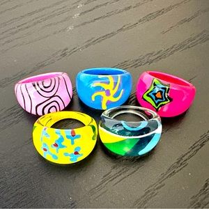 Resin/Plastic Ring Set